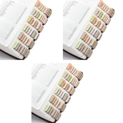 Climberty® OFIFO Bible Tabs, 75 Tabs, Boho Theme, Laminated Bible Index for Women and Men, Bible Tabs for Chanting, Recitation, Studying, 3.5x3.5cm Per One 3 PCS Climberty® OFIFO Bible Tabs, 75 Tabs, Boho Theme, Laminated Bible Index for Women and Men, Bible Tabs for Chanting, Recitation, Studying, 3.5x3.5cm Per One 3 PCS